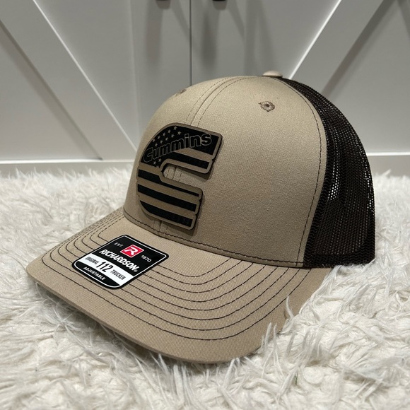 Cummins Laser Engraved Richardson 112 trucker hat. - Picture 4 of 8